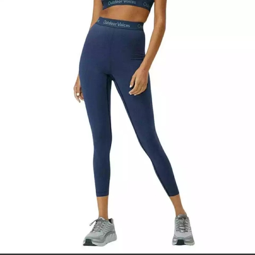 Outdoor Voices Smooth 7/8 high rise Legging in dark sky Size Medium